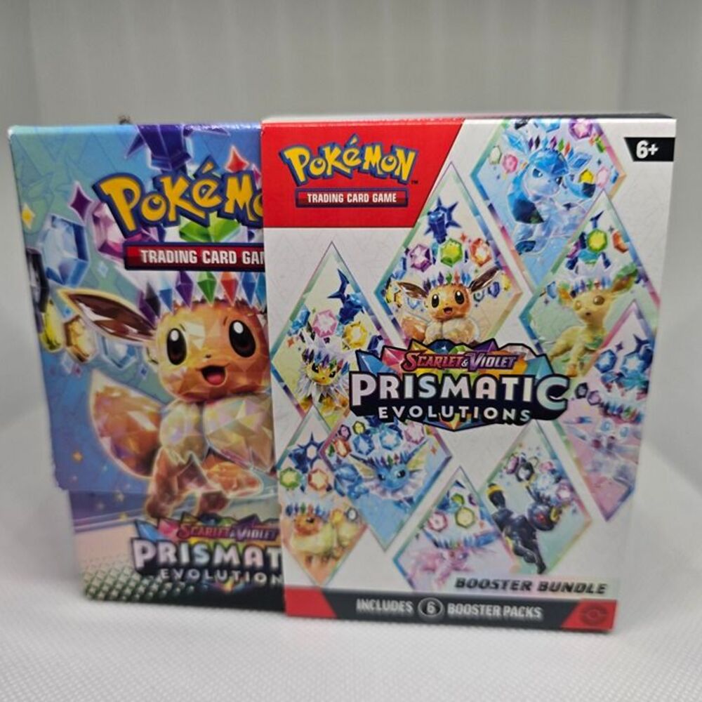 Pokemon Scarlet & Violet Prismatic Evolutions Booster Bundle Empty